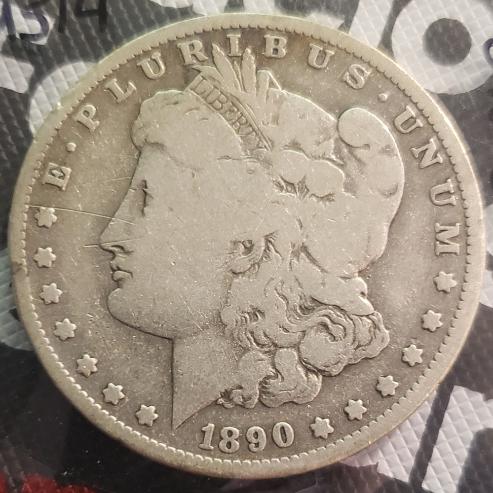 1890 Morgan Silver Dollar